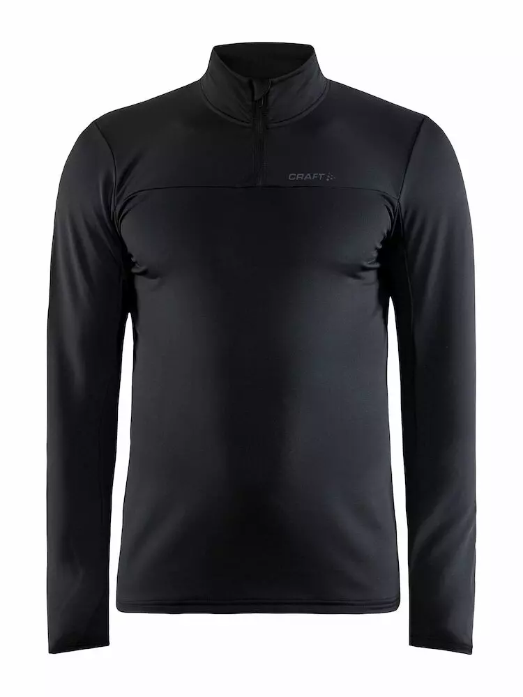 Half-Zip Sweater Heren Zwart