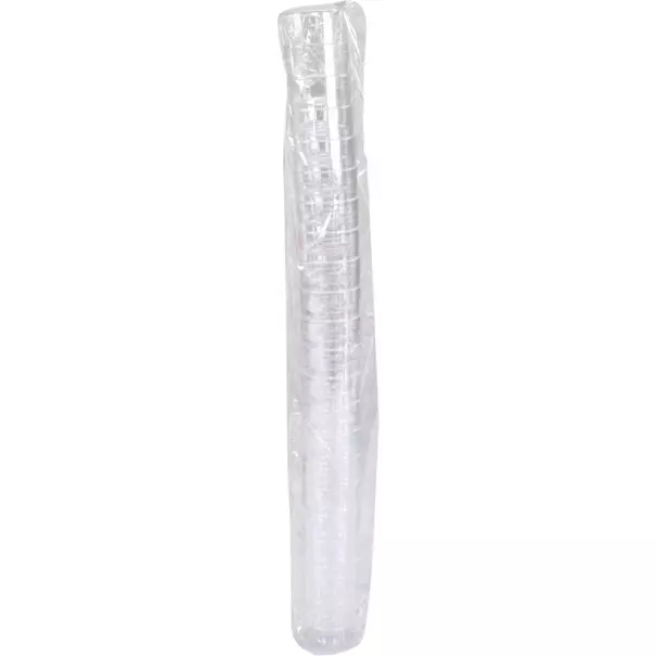 Borrelglas recht op voet 40ml Plastic