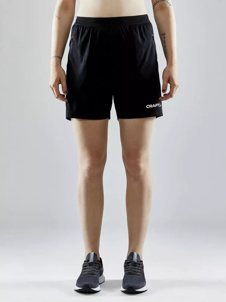 Craft Short Dames - Evolve Zip Pocket - Zwart Craft Short Dames - Evolve Zip Pocket - Zwart