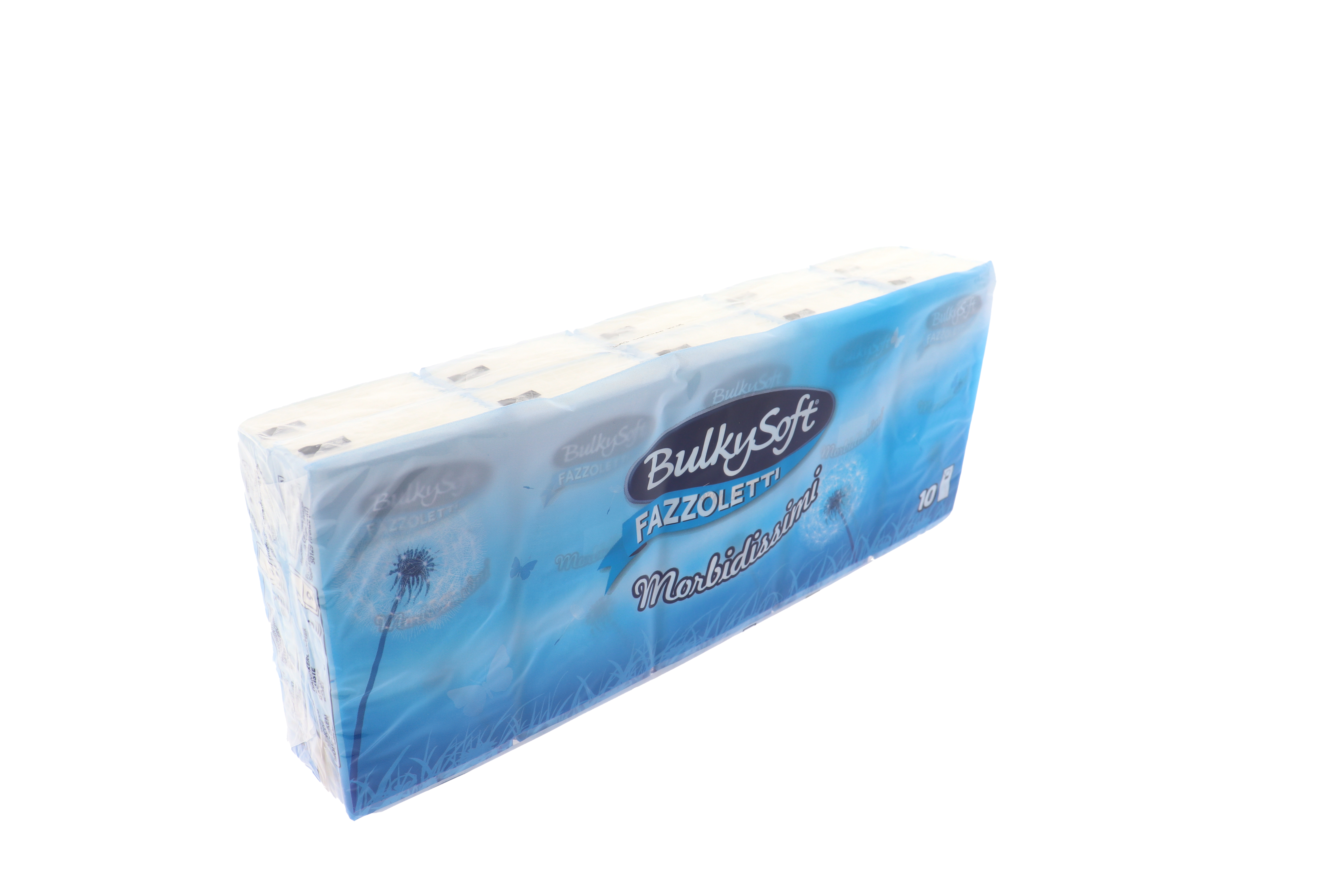 Zakdoek tissue 21x21cm Bulkysoft 3-laags(doos à 28x90st)