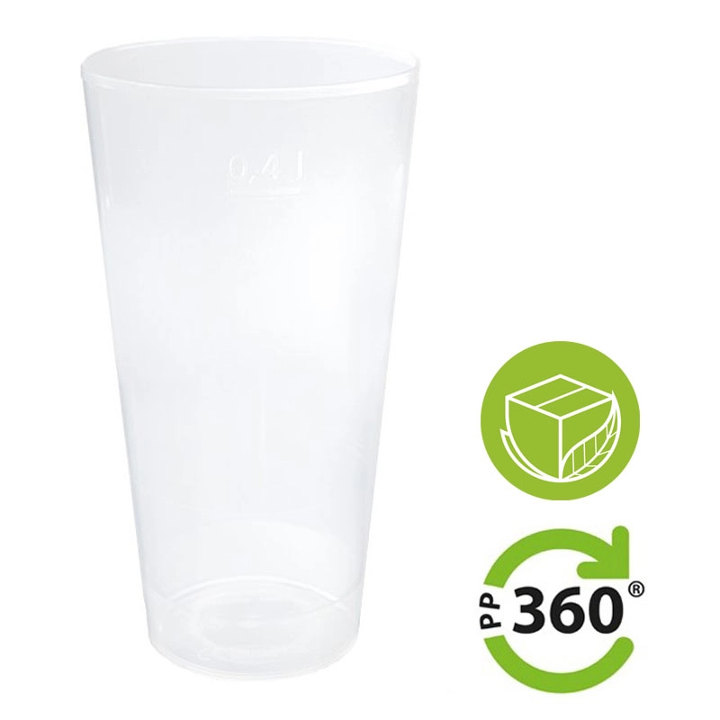 Hardcups 400ml Herbruikbare Drinkbekers