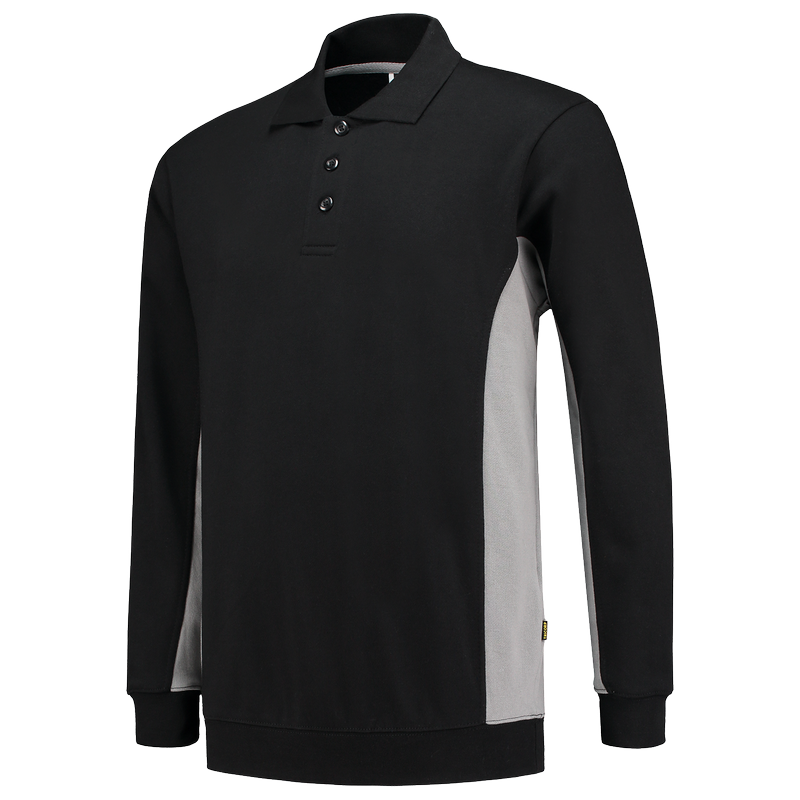 Tricorp Polosweater Bicolor Black-Grey