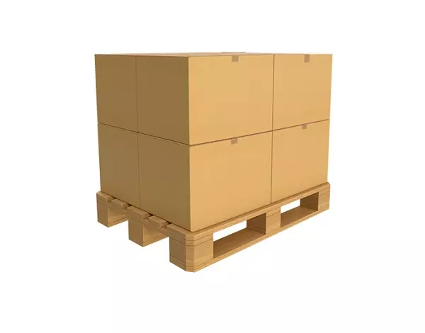 Amerikaanse vouwdoos dubbele golf 785x585x400mm BC-golf Bruin