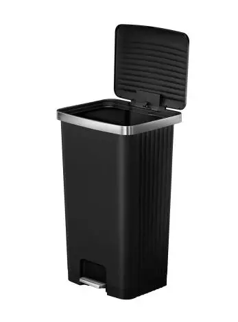 Pedaalemmer 90 liter Hana eko zwart