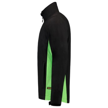 Softshell jas Black/Lime TJ2000