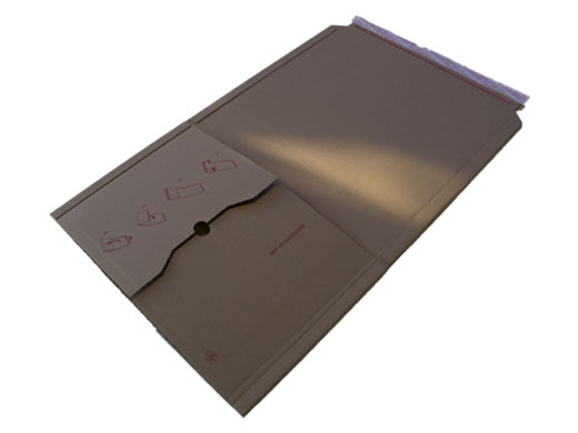 Boekverpakking met Plakstrip - Enkelgolf - 455x320x54mm