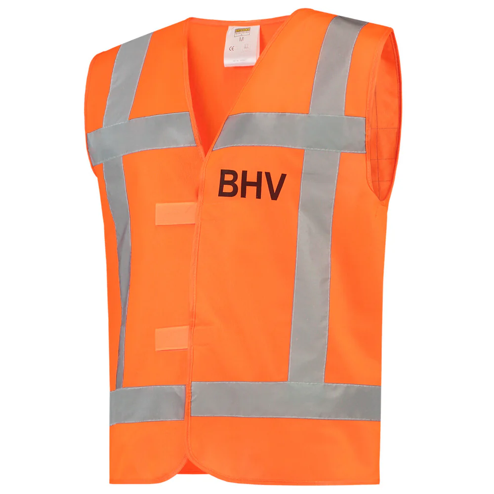 Veilgheidsvest oranje maat BHV/RWS