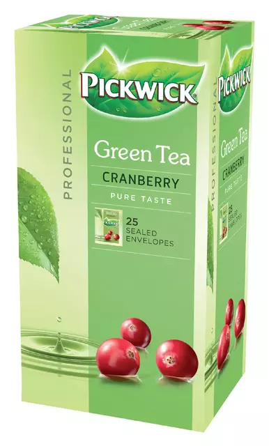 Pickwick Thee Green Cranberry 1,5 gram 75 stuks