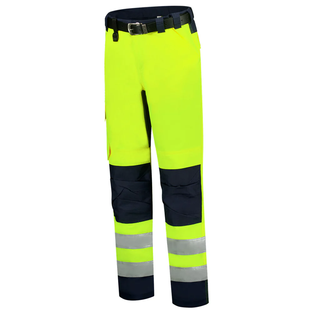 Werkbroek High Vis Bicolor Fluorgeel-Ink