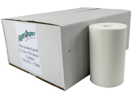 Poetsrol mini 20cmx120m 1-laags wit Paper2Paper cellulose (doos à 12st)