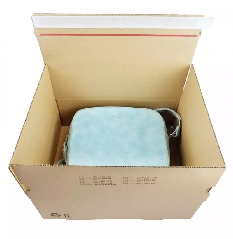 Autolockdoos Enkelgolf 310x230x110mm B-golf Bruin