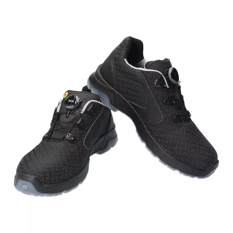 Bata Summ Seven BOA Low S3 Veiligheidsschoen Zwart/Grijs