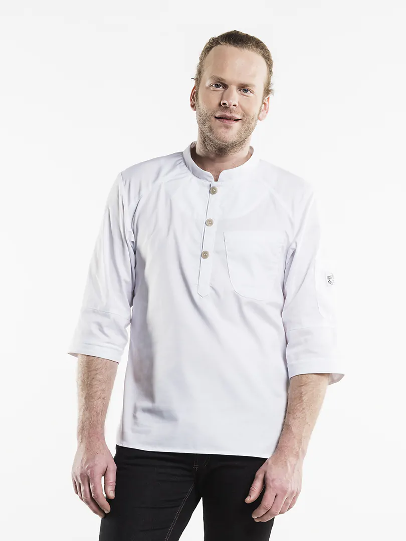 Chaud Devant Koksbuis Bujutsu Unisex Wit