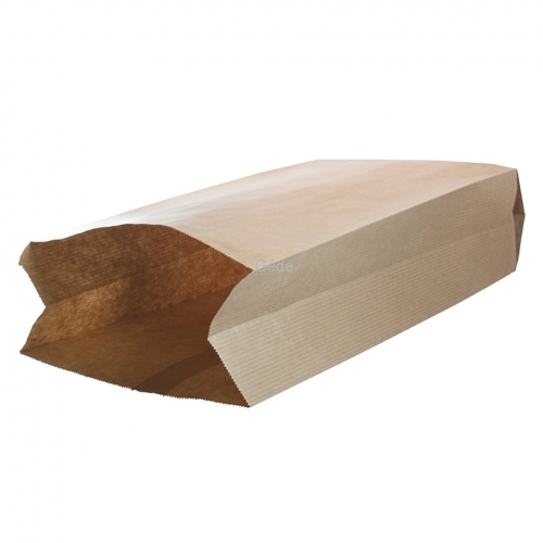 Zak 4-pond natronkraft 50gr bruin 16+10x40cm (doos à 10kg)