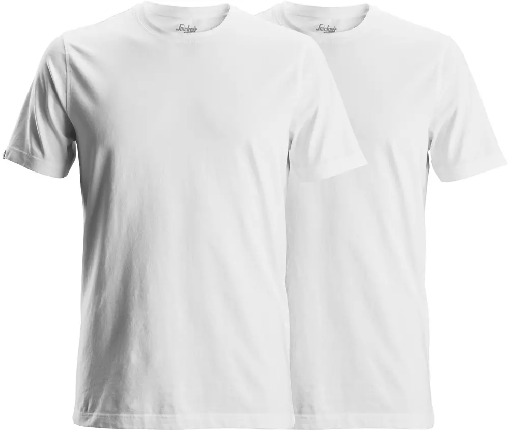 Snickers T-shirt Soft Stretch 2-pack Wit