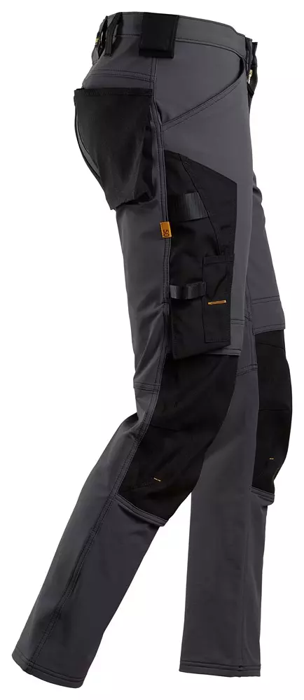 Snickers Werkbroek 6371 Full-Stretch Staalgrijs/Zwart