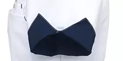 Zorgjas Livia Wit/Marine De Berkel Dames Mouwen