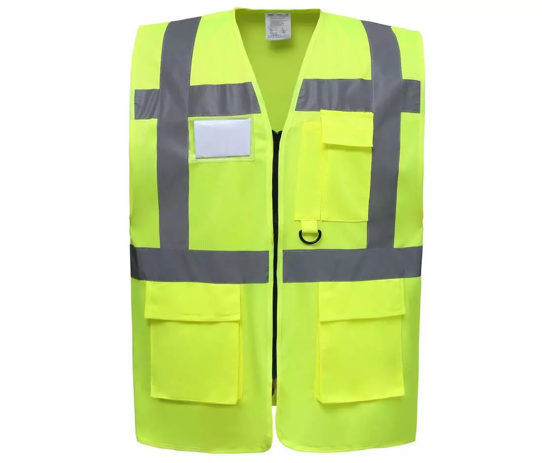 Veiligheidsvest multifunctioneel HI-VIS geel YK801