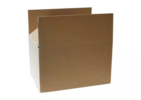 Amerikaanse vouwdoos dubbele golf 430x310x250mm EB-golf Bruin