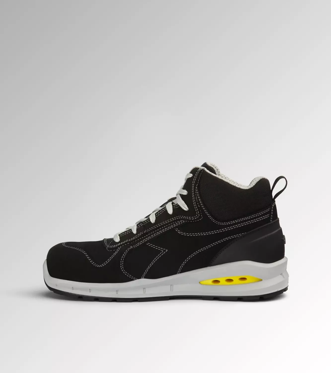 Diadora Run Net Airbox Mid S3 Werkschoen Zwart/Wit