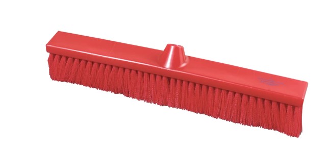 Bezem zacht 50cm rood