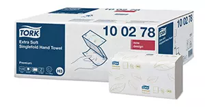 Papieren Handdoekjes Tork H3 Premium Z-vouw 23x25cm 2-laags