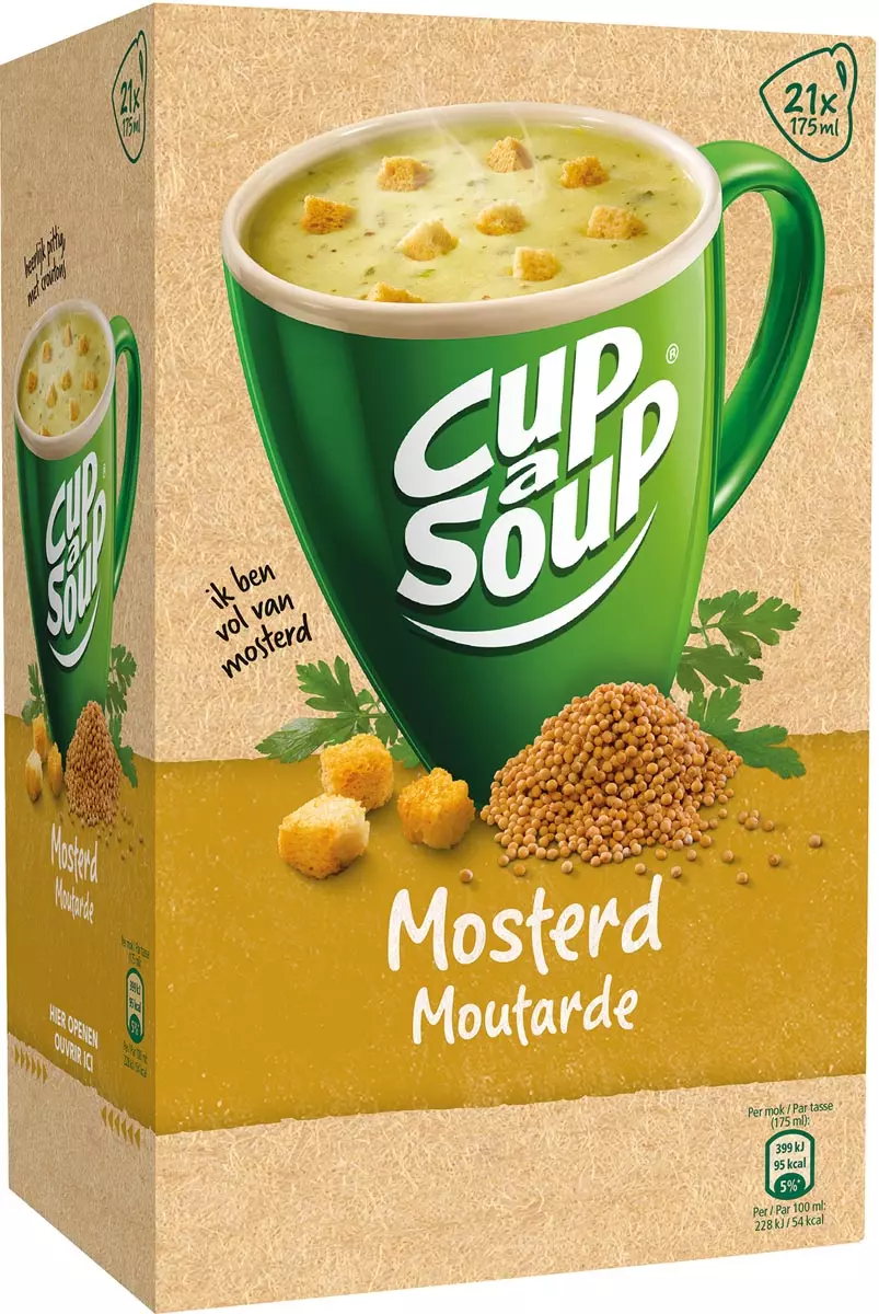 Cup a Soup Mosterd Doos à 21 zakjes