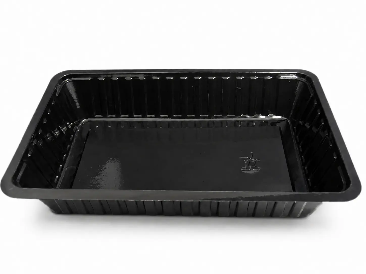 Snackbak A14 200x120x35mm zwart (doos Ã  1000st)