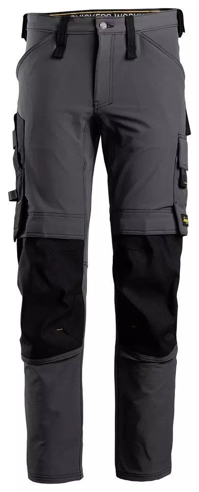 Snickers Werkbroek 6371 Full-Stretch Staalgrijs/Zwart
