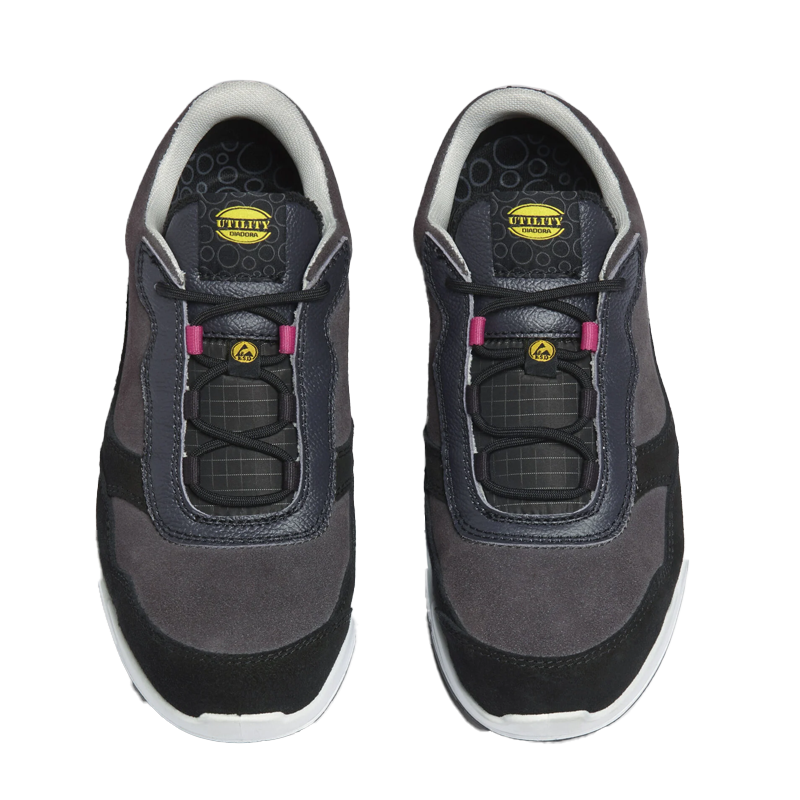 Diadora Athena Low S3 Veiligheidsschoen - Iron Raspberry