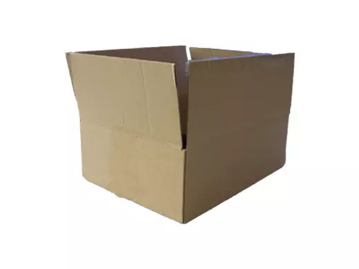 Amerikaanse vouwdoos enkele golf 305x220x125mm B-golf Bruin