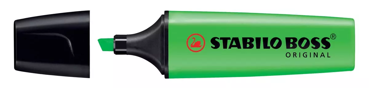 Stabilo Markeerstift Groen 10 stuks