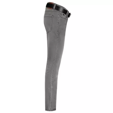 Werkspijkerbroek Heren Stretch Denimgrijs
