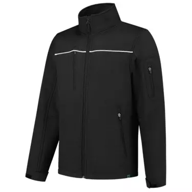 Softshell jas luxe rewear zwart 402701