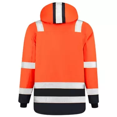 Parka high vis bicolor Fluor orange ink 403020