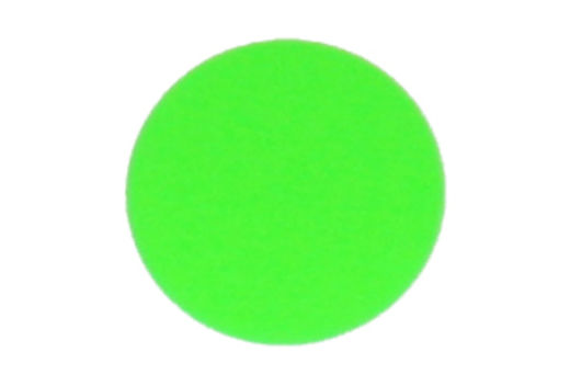 Etiket rond Ø35mm fluor groen