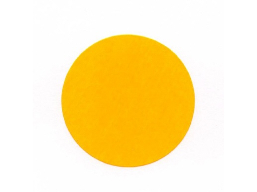 Etiket rond Ø35mm fluor oranje
