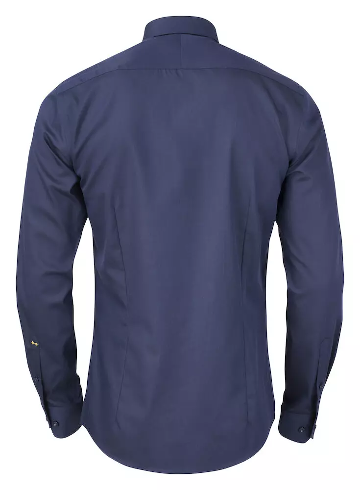 Overhemd heren Yellow Bow donkerblauw J. Harvest & Frost 50