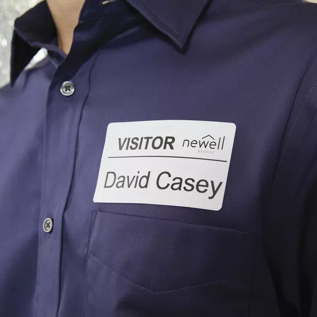 Dymo Label Badge 54x101mm Wit