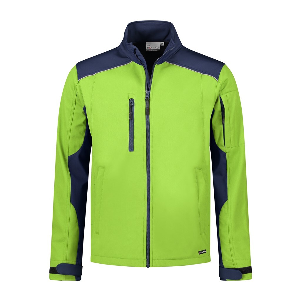 Santino Softshell Jack Tour Lime / Real Navy