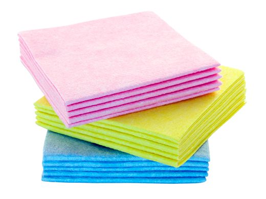 Vliesvaatdoek 38x40cm 125gr roze (doos à 200st)