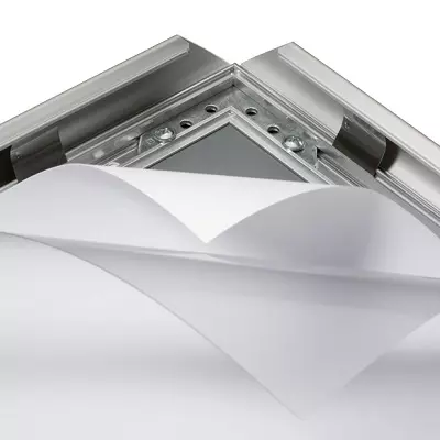 Plastic plaat A0-formaat 840x1188mm ontspiegeld voor stoepbord