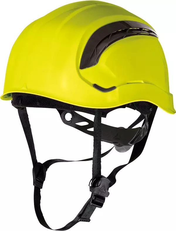 Klimhelm Granite Wind Met Draaiknop Geel