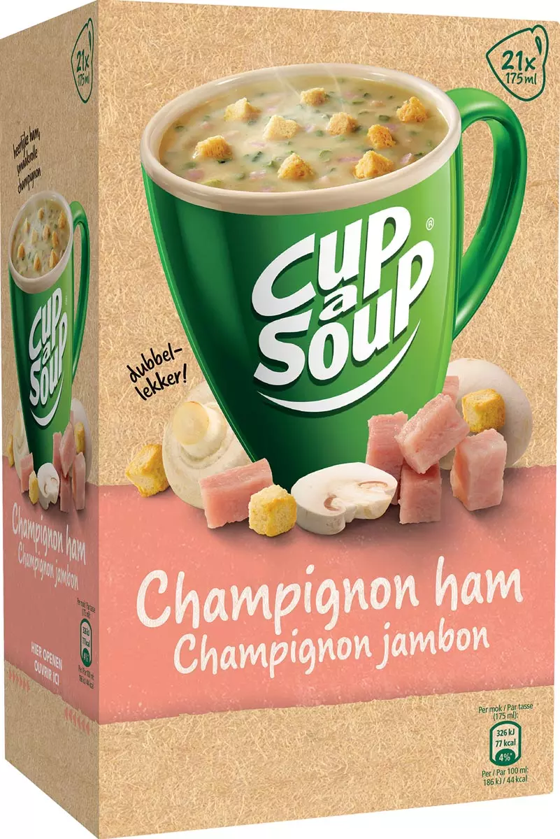 Cup a Soup Champignon/Ham Doos à 21 zakjes