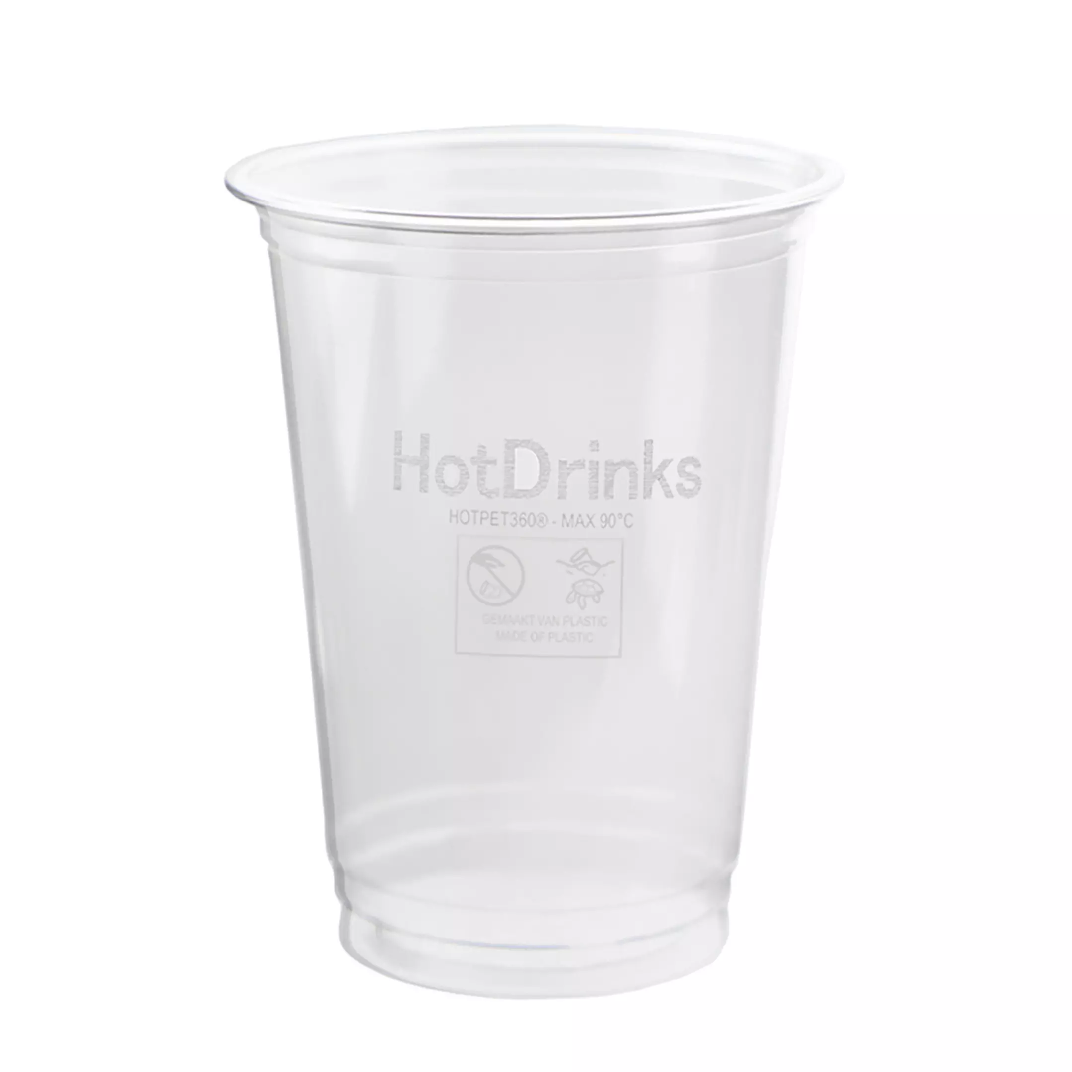 Beker Hot-RPET 284ml Transparant 1250 stuks