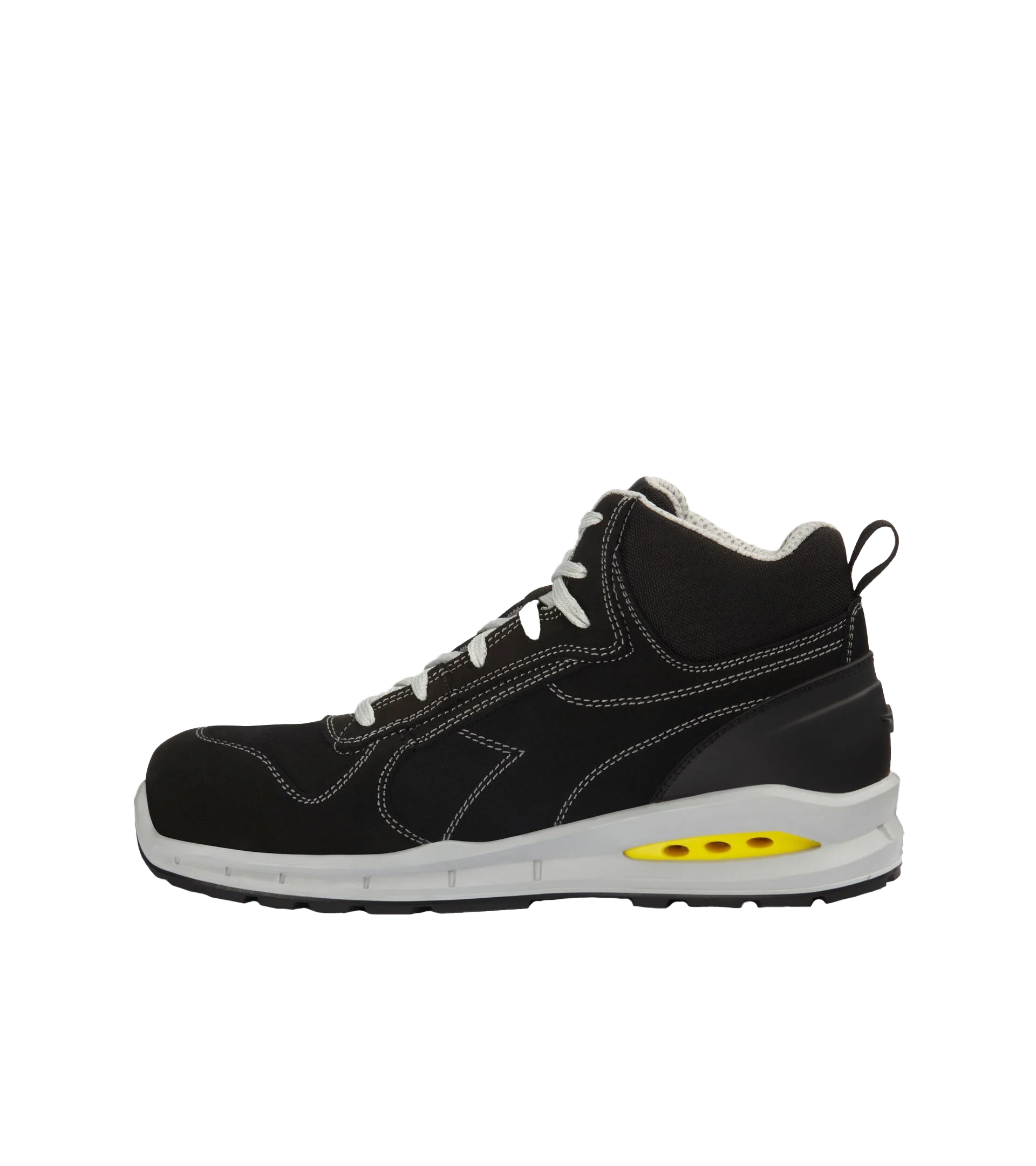 Diadora Run Net Airbox Mid S3 veiligheidsschoen Zwart/Wit