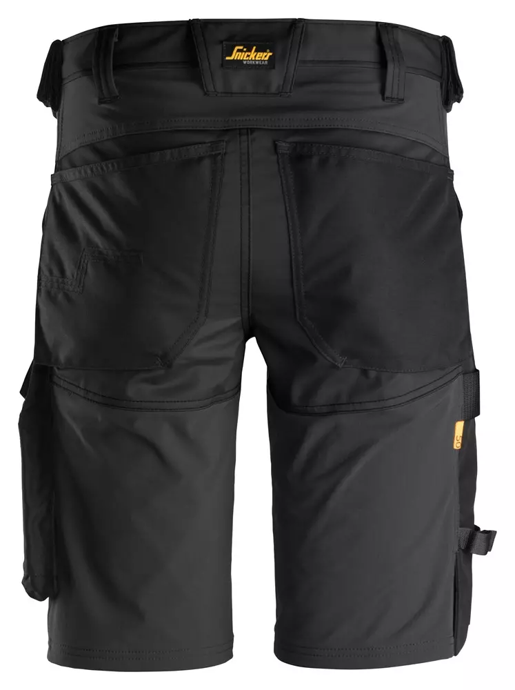 Snickers Korte Werkbroek 6143 Stretch Zwart 