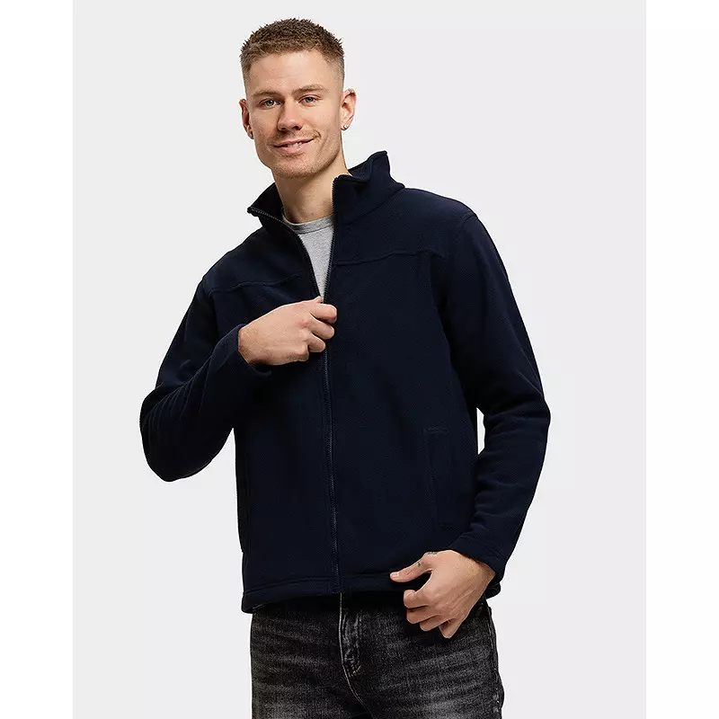 Fleece heren zwart LEM3355
