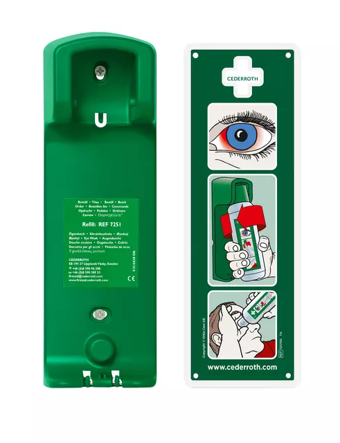 Wandhouder Oogdouche Cederroth 500ml 