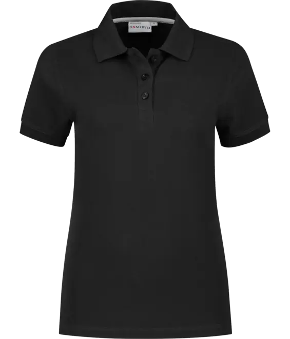 Polo dames Mojo Santino zwart
